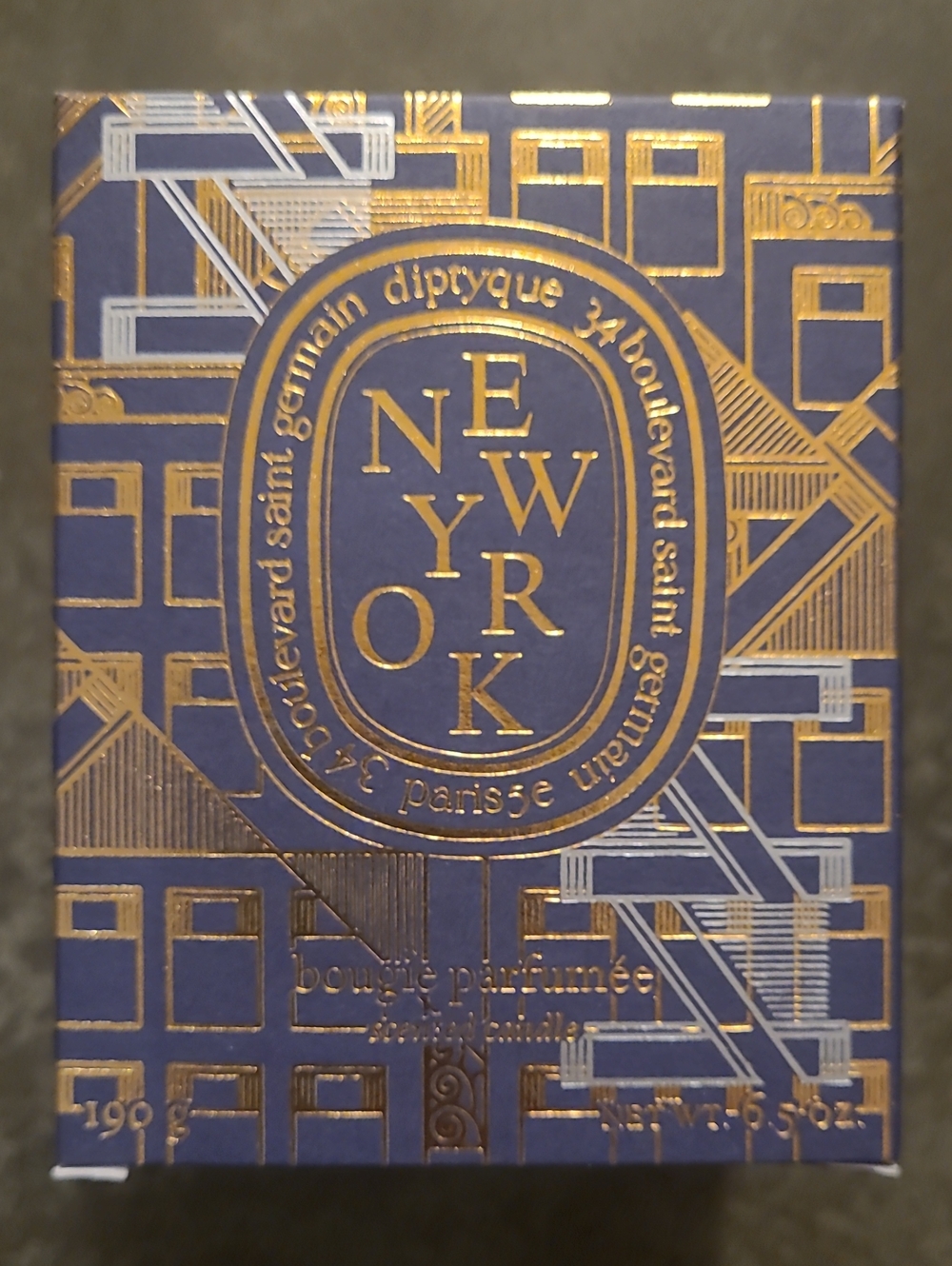 NWT DIPTYQUE NEW YORK CITY LIMITED EDITION CANDLE